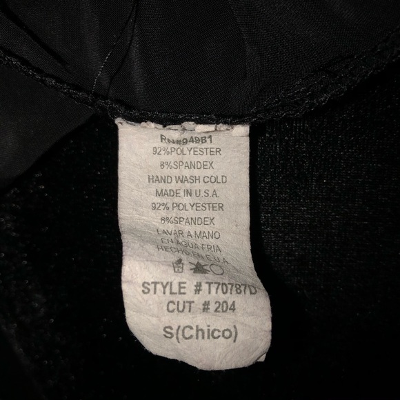 Black Halter Neck Top - Picture 7 of 8